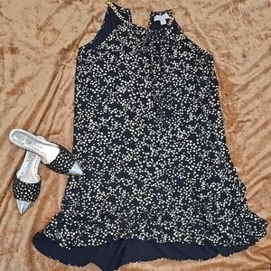 Michael Kors Black & Golden Star Dress Size M